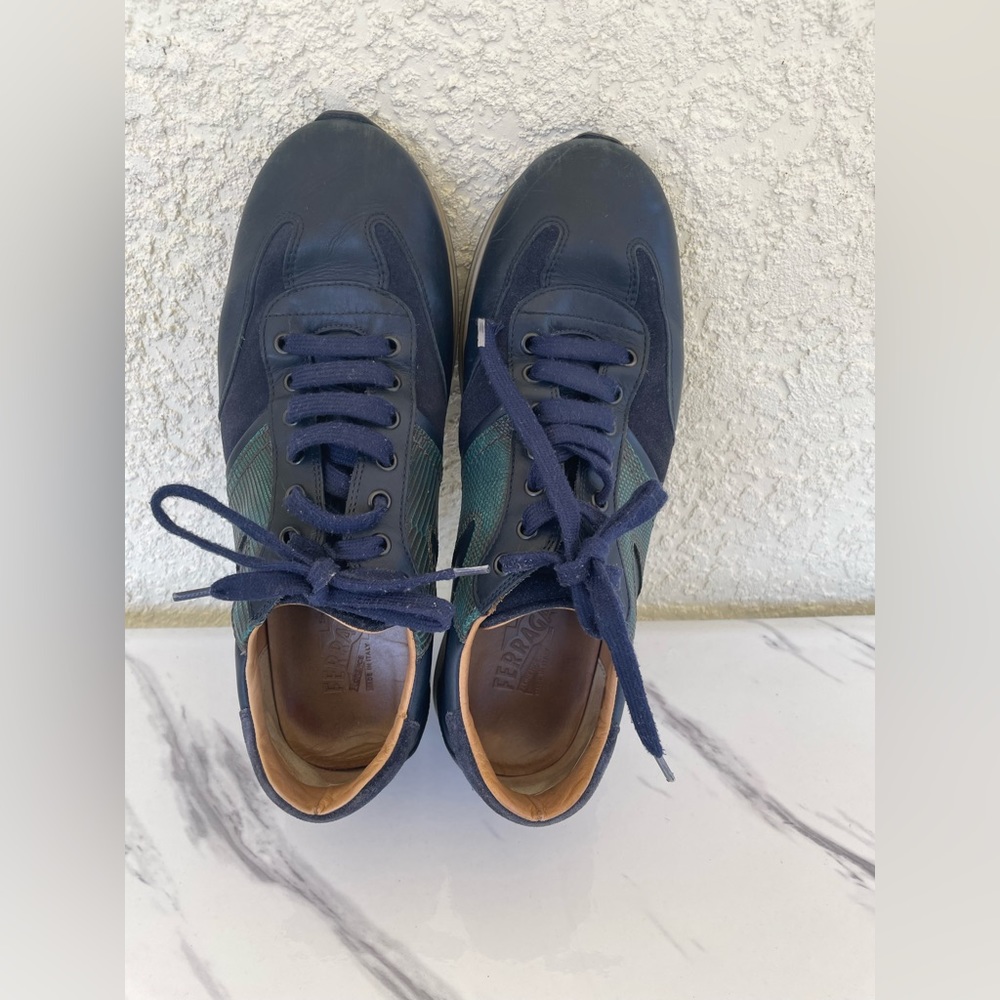 Salvatore Ferragamo Exotic Mens Sneakers